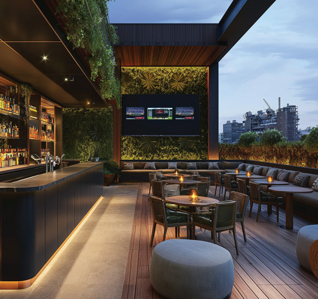 Sky-Lounge Restaurant on 20th Floor